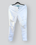 JEANS BLANCO CON ROTOS