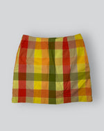 FALDA SHORT A CUADROS L