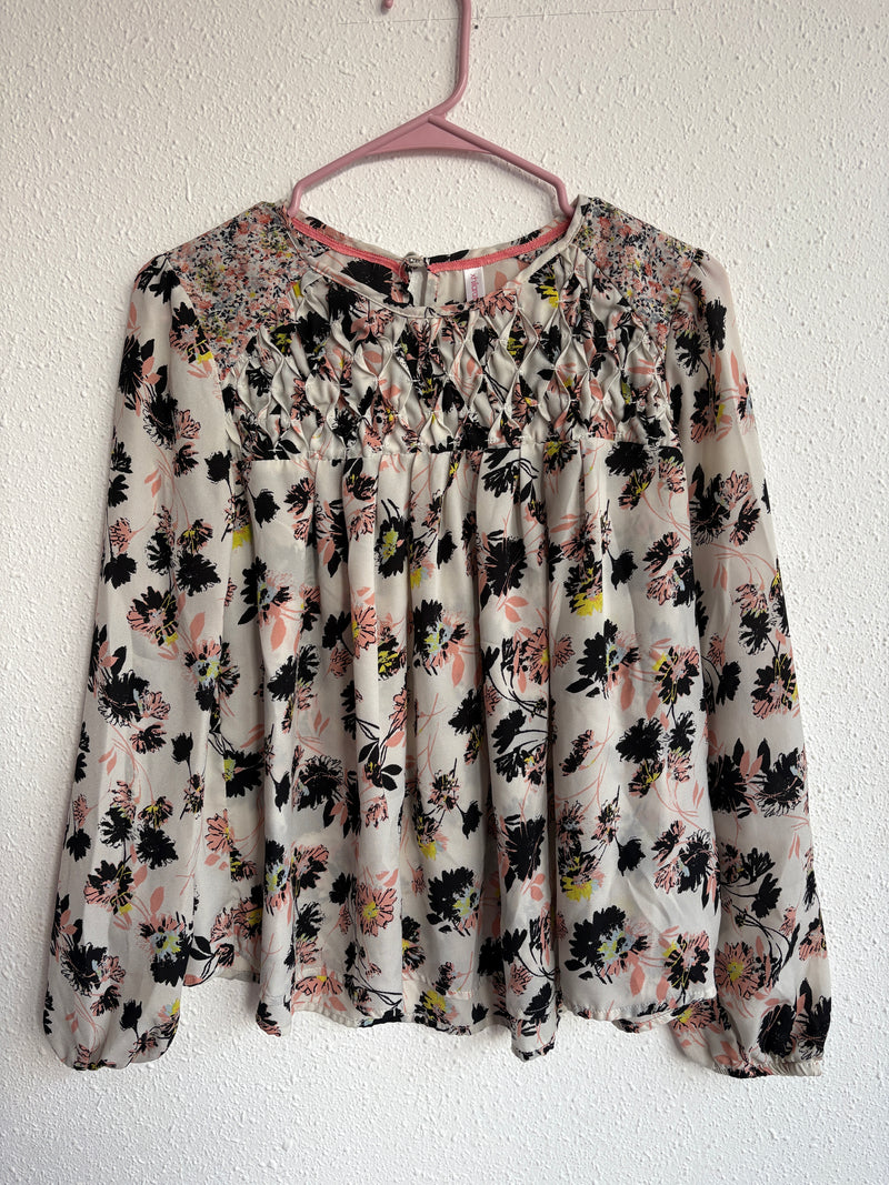 BLUSA FLORAL MANGA LARGA XI