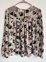 BLUSA FLORAL MANGA LARGA XI