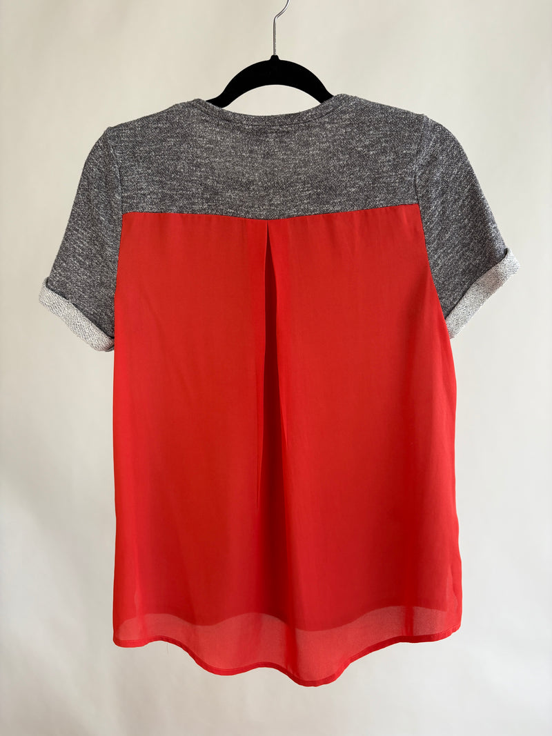 BLUSA MARKET ESPRUCE GRIS NARANJA