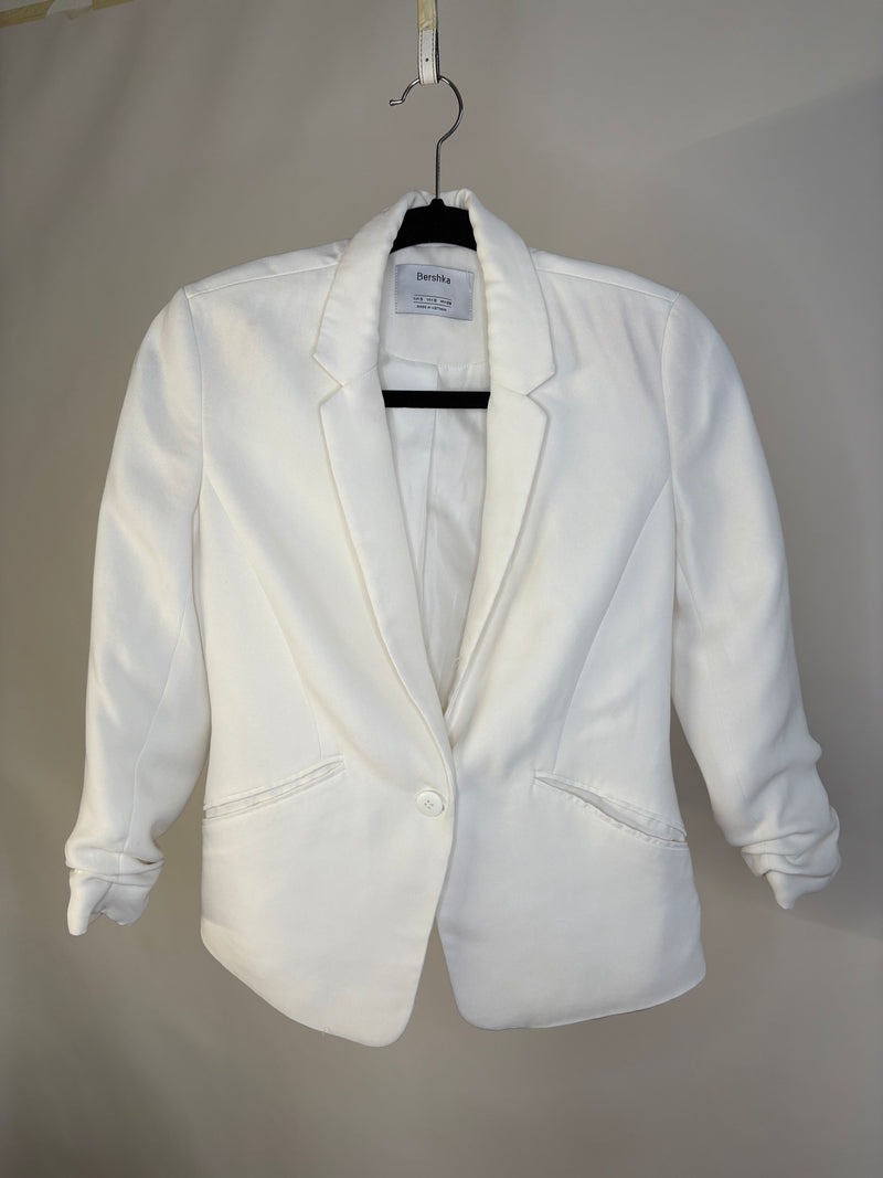 BLAZER BLANCO MANGAS 3/4